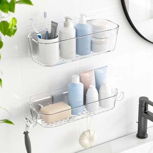 Rustproof Showers Caddy with Razor and Organizer