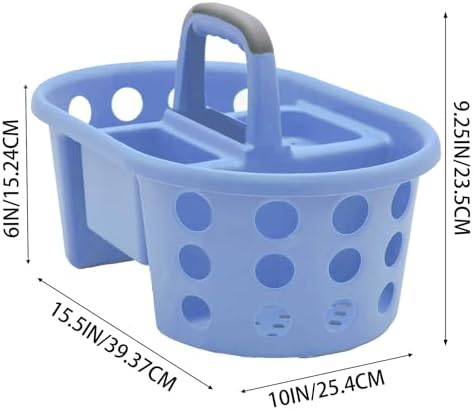 SimplyKleen 2-Piece Jumbo Shower Caddy with Handle