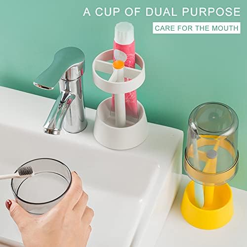 Ultimate Toothbrush Holder Compact Stylish 3-Slot Organizer