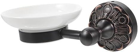 Oval Wall-Mounted Soap Dish Holder Minimalist Design