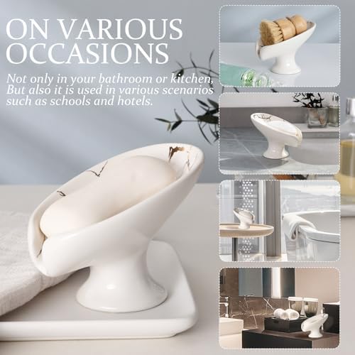 Self-Draining Soap Dish Set by ANTISS HOME