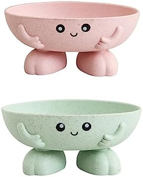 NentMent 2 Pack Cartoon Panda Soap Dish