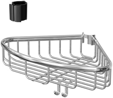 EssenceMe Corner Shower Caddy Tension Pole