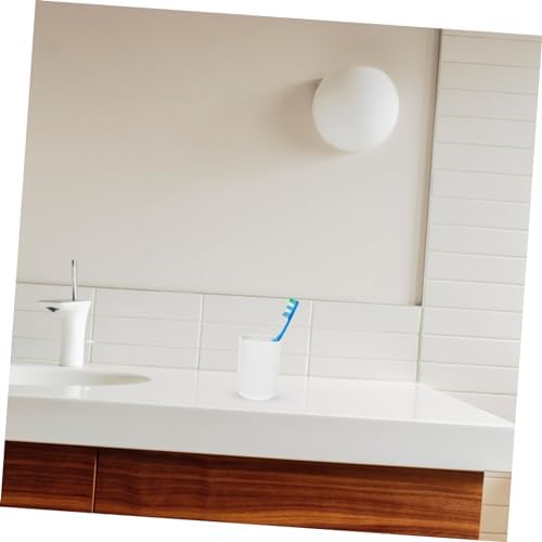 2-Piece Reusable Bathroom Tumbler Toothbrush Cups Pure Safe and Convenient