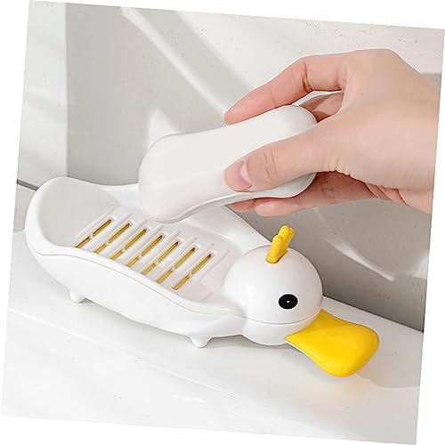 Ciieeo Creative Duck Storage Box White
