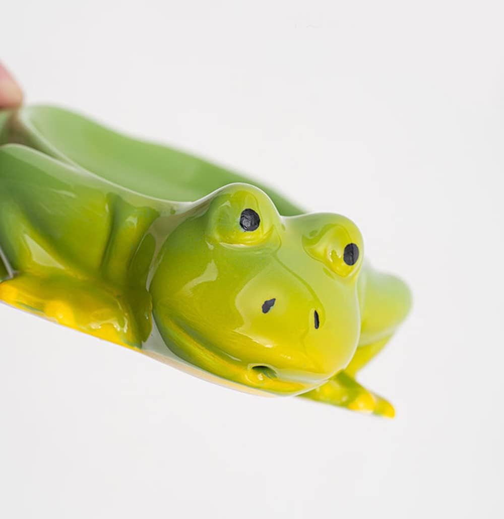 Fancy Ceramic Soap Dish with Fun Frog Design 123Arts
