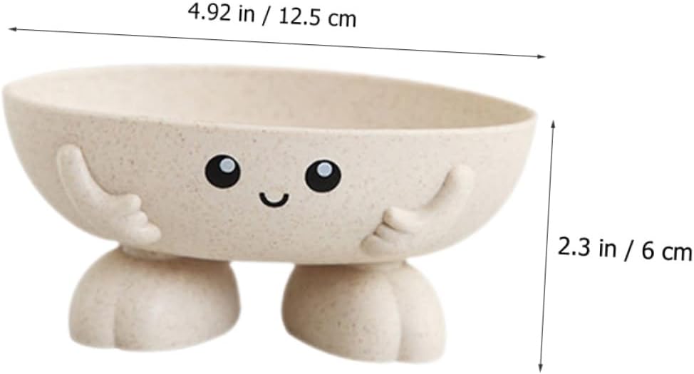2pcs Cartoon Soap Holder Bathroom Kitchen Decor