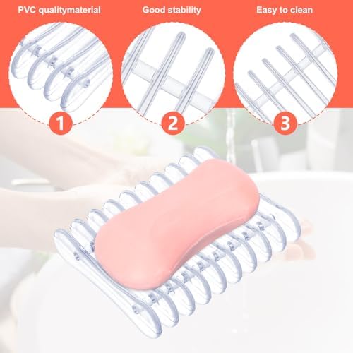 Plastic Soap Holder 2PCS Set