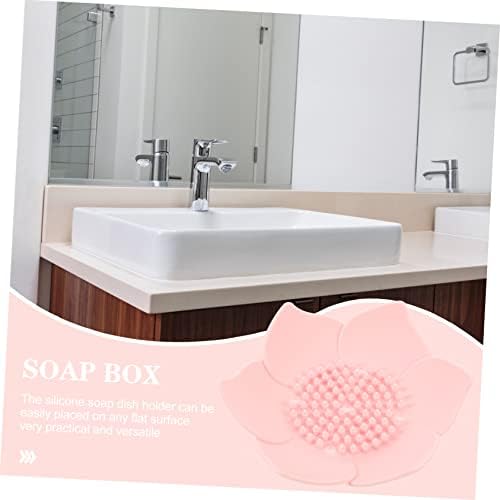 Floral Silicone Bath Dispenser Organizer