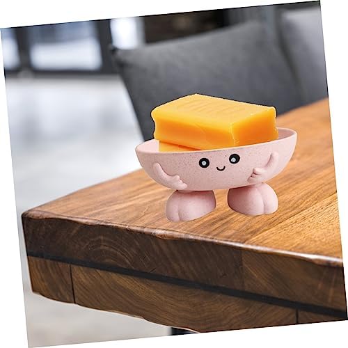2pcs Cartoon Soap Holder with Drainage for Bathroom