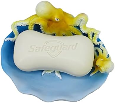 Resin Octopus Mother and Baby Soap Dish Beach
