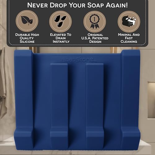Soapstone Self-DRAINING Soap Dish