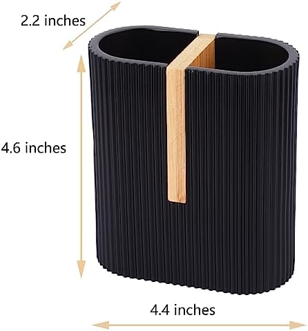 Rejomiik Matte Black Electric Toothbrush Holder