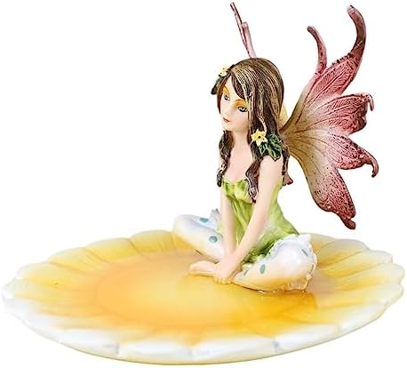 Sunflower Fairy Soap Dish Figurine by Ebros Gift