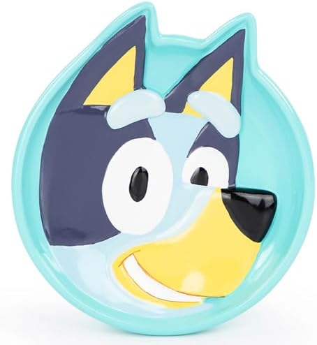 Jay Franco Playful Blue Resin Kids Bathroom Soap Dish
