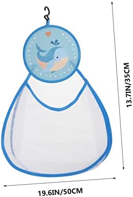 Cabilock Hanging Bath Organizer Mesh Storage for Kids