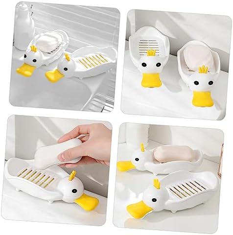 Alipis Cute Duck Soap Dish