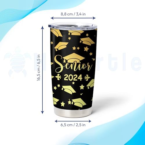 Personalized Senior Graduation 2023 Gift Double-Insulated Stainless Steel Tumbler