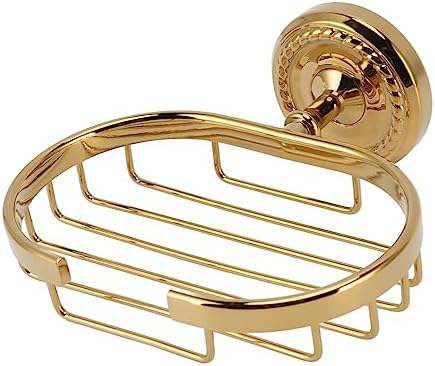 Fafeicy Metal Soap Holder Self-Draining Wall-Mounted