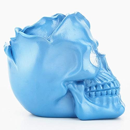 Three Dimensional Rose Skull Decorative Container