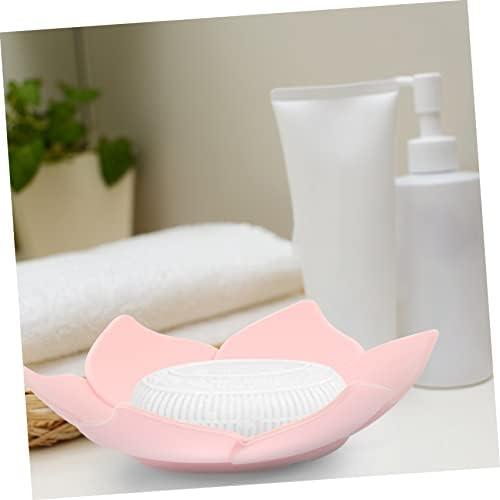 2-Piece Creative Silicone Soap Box Flower-Shaped Organizer