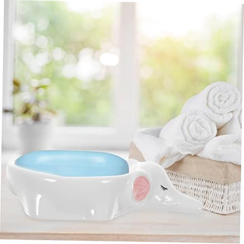 ABOOFAN Elephant Ceramic Soap Holder