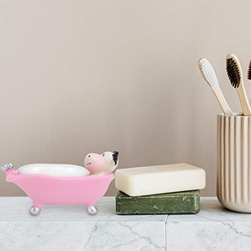 Kids Cartoon Soap Holder Bath Tray for Bathroom Counter