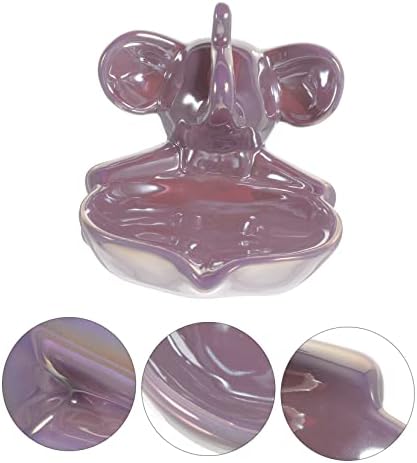 ABOOFAN Cute Elephant Ceramic Soap Dish