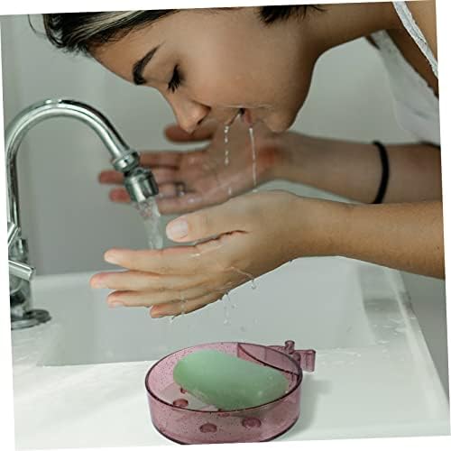 PRETYZOOM 3pc Cartoon Beetle Soap Drainer Holder Set for Bathroom