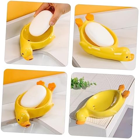 LIFKICH Animal-Design Ceramic Soap Container