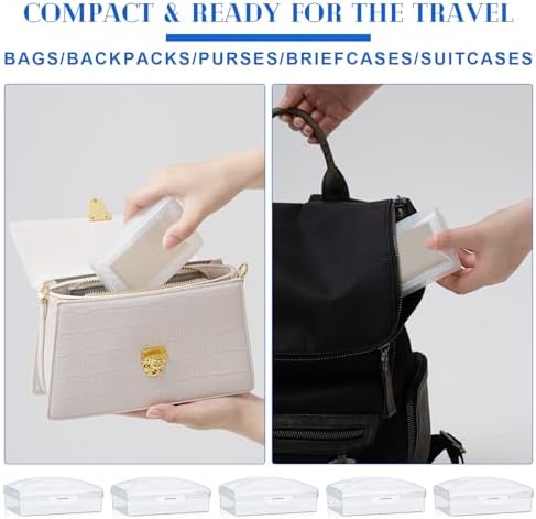 50 Pcs Bulk Plastic Soap Boxes with Lid Portable Travel Set