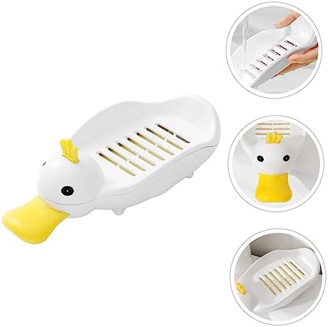 Alipis Cute Duck Soap Dish