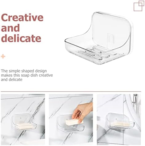 Victorasky Acrylic Wall-Mounted Bathroom Soap Dish
