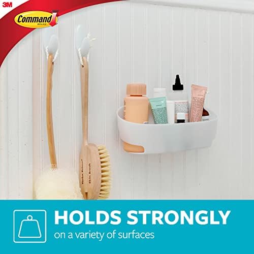 3M Command 127-inch Removable Shower Caddy with Shutter-Ready adhesive