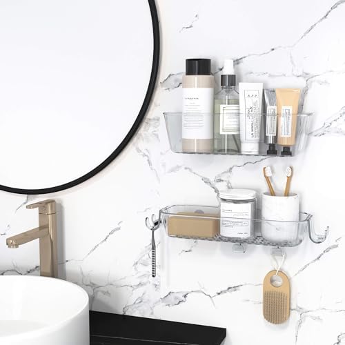 Rustproof Showers Caddy with Razor and Organizer