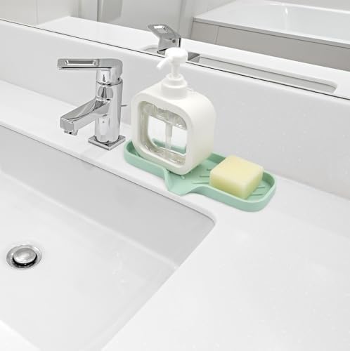 YASMEN Silicone Soap Dish with Drain Green 1
