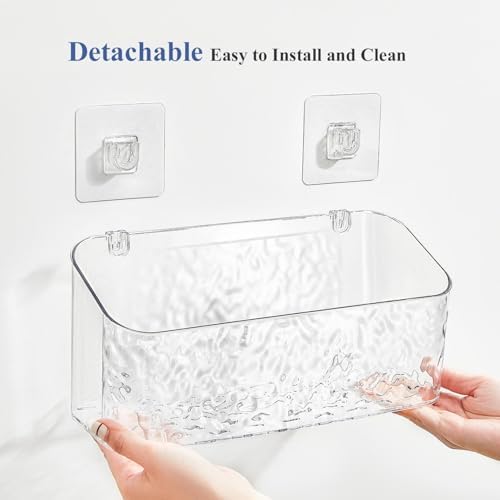 Eunion Adhesive Shower Caddy - Durable Organizer for Bath Bathtub