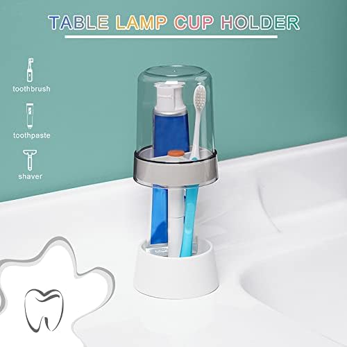 Ultimate Toothbrush Holder Compact Stylish 3-Slot Organizer