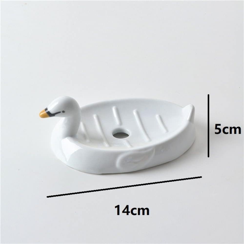 CECEKELE Cartoon Soap Dish for Kids Bathroom