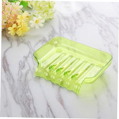 JoinPaya Modern Green Wall-Mountable Soap Dish for Bathrooms