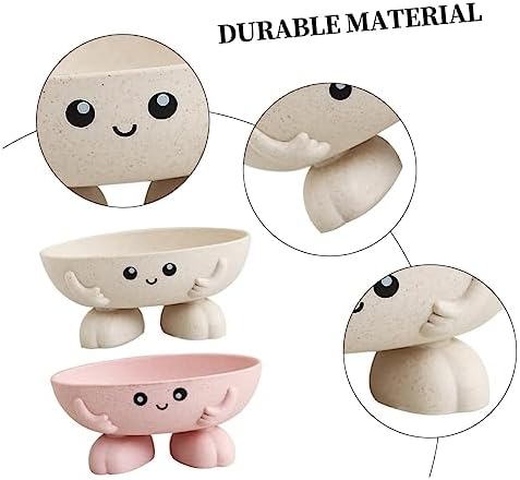 PreciouS 2-Piece Cartoon ontroller Soap Disk Home Kitchen Bersh Banchess