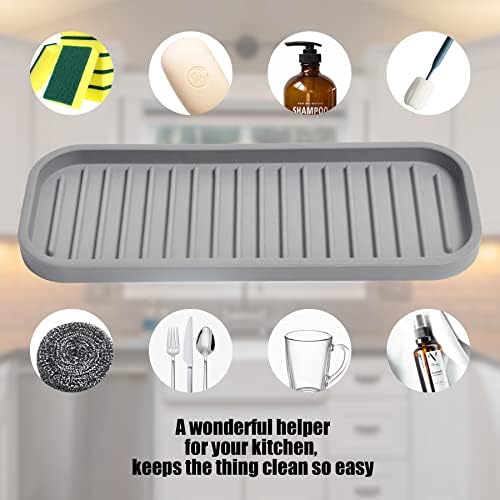 Mofason Silicone Soap Organizer Sink caddy