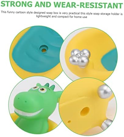 Ciieeo Cute Cartoon Bathtub Soap Box