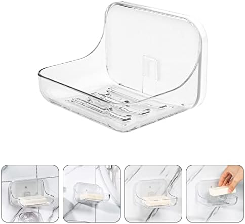 Victorasky Acrylic Wall-Mounted Bathroom Soap Dish