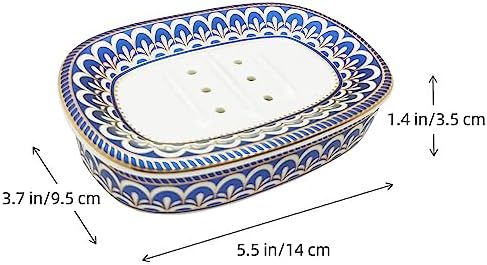 Elegant Self-Draining Soap Dish for Organized Bathroom Life
