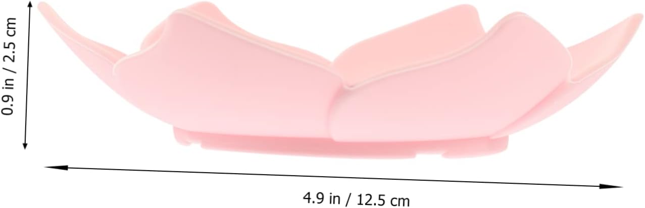 Flower-Shape Silicone Soap Dish Holder for Home Kitchen