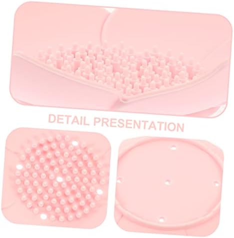 2-Piece Creative Silicone Soap Box Flower-Shaped Organizer