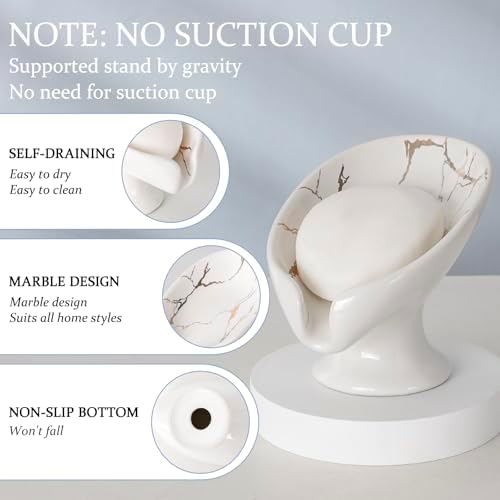 Self-Draining Soap Dish Set by ANTISS HOME