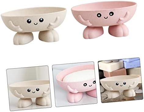 Luxshiny 2-Piece Cartoon Soap Holders