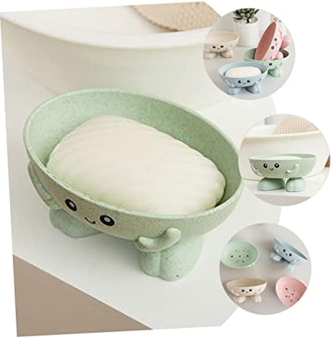 2pcs Cartoon Soap Holder Bathroom Kitchen Decor